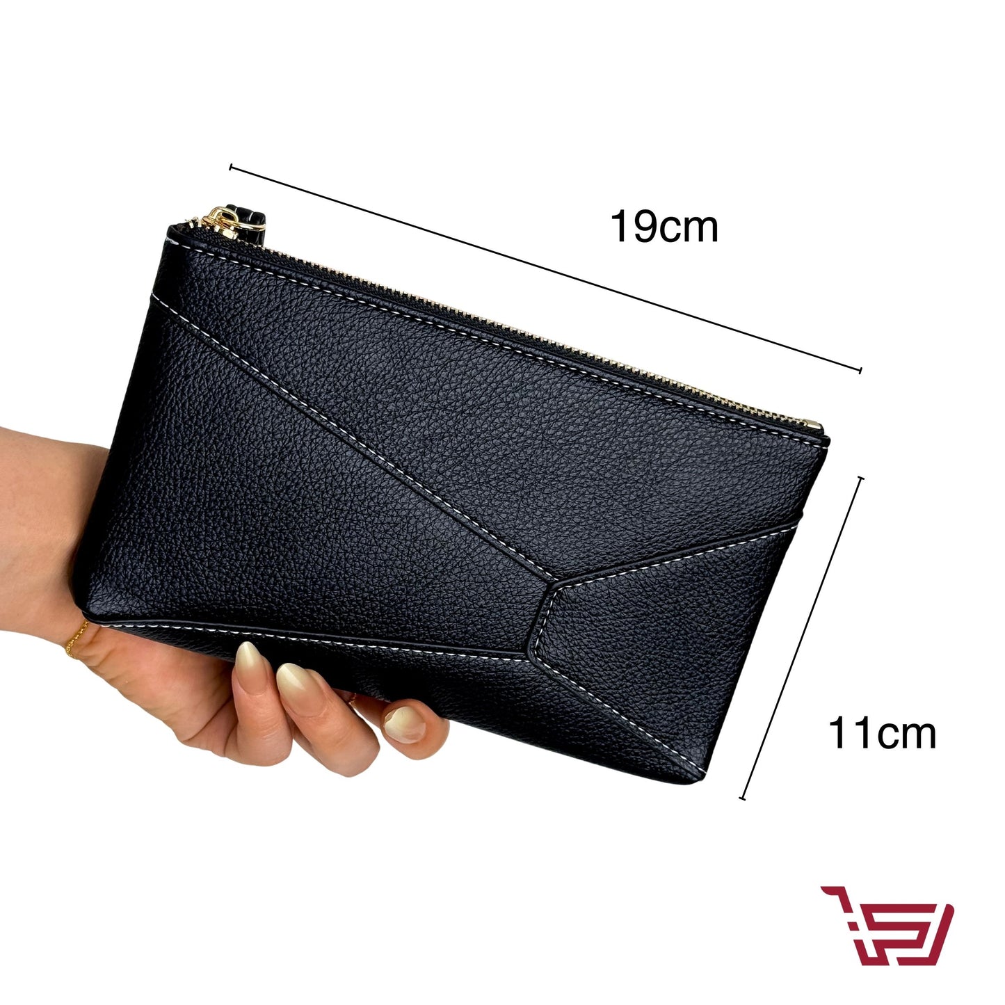 حقيبة ومحفظة نقود جلد