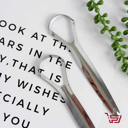 اداة تنظيف اللسان مع الفولاذ المقاوم لصدأ