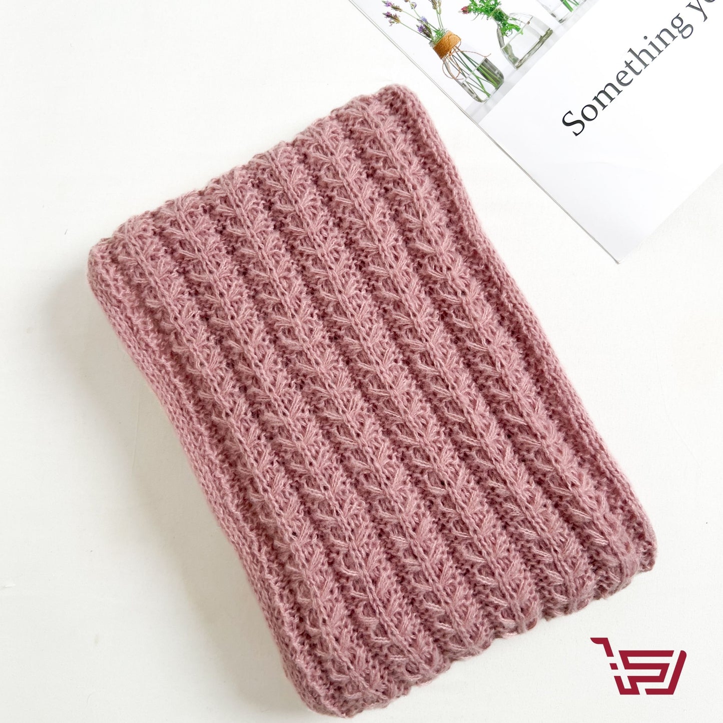 وشاح صوف حياكة