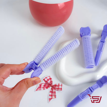 رولات شعر مع ملقط