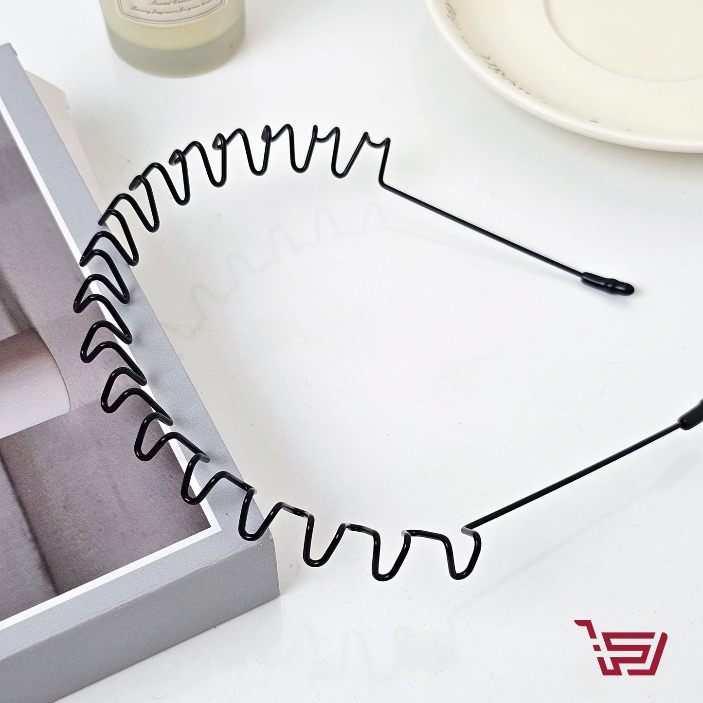 طوق شعر حديد مموج