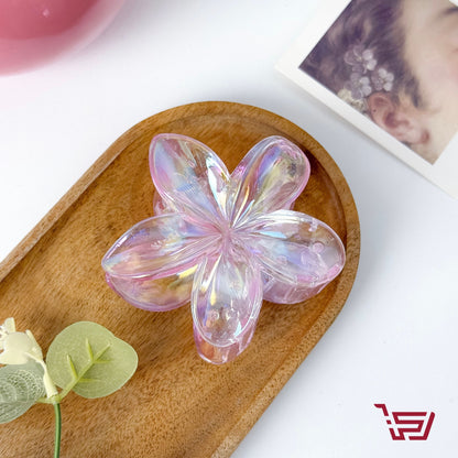 قراصة شعر الورد شفافة