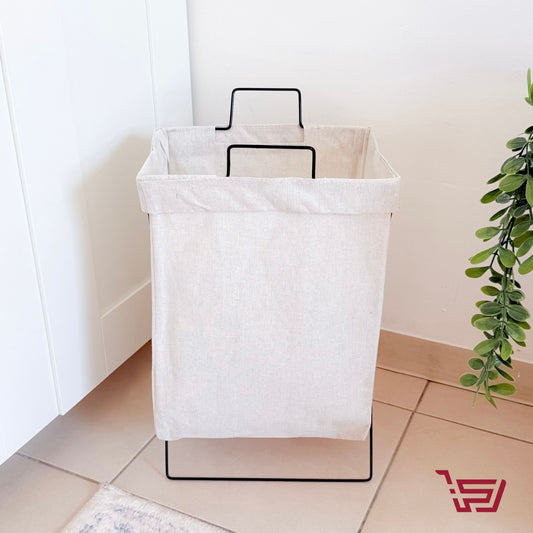 سلة ملابس قماش قابلة للطي