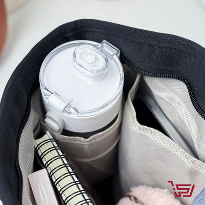 حقيبة لابتوب وايباد كبيرة مبطنة