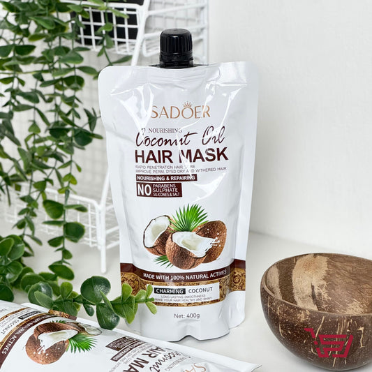 ماسك الشعر المغذي بخلاصة جوز الهند