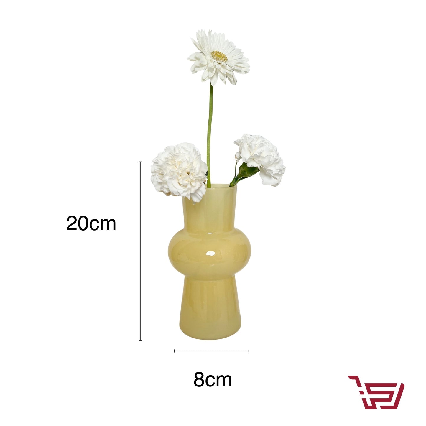 مزهرية زجاجية