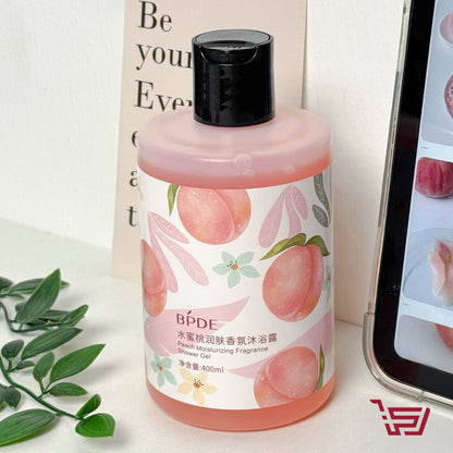 جل استحمام الخوخ