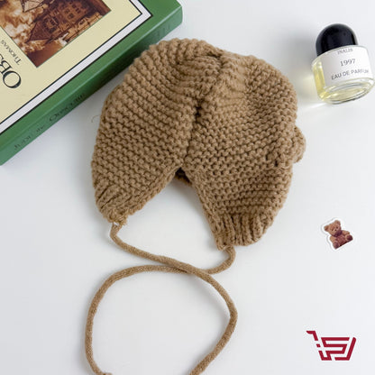 قبعة اطفال الدب