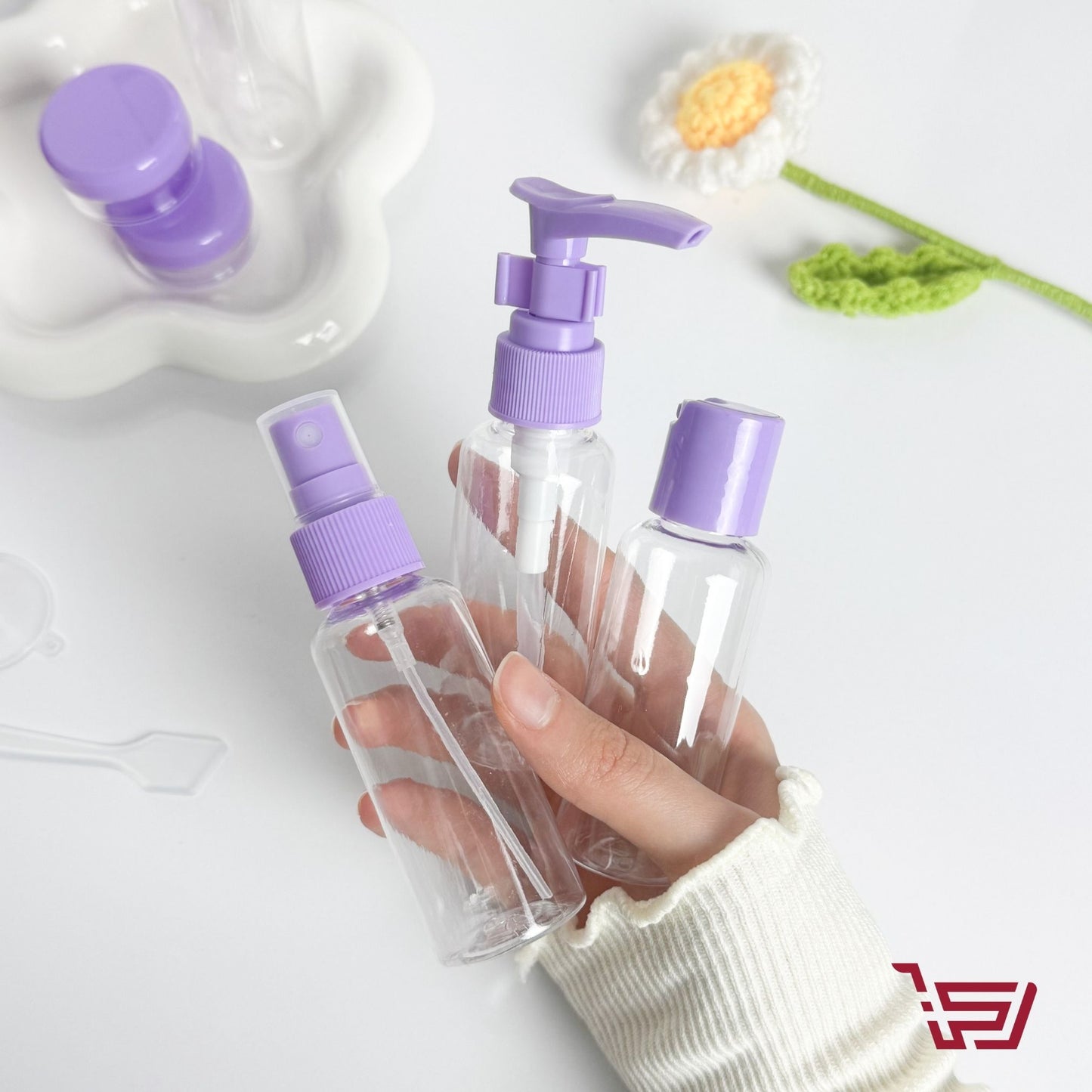 سيت علب صغيرة لأعادة التعبئة