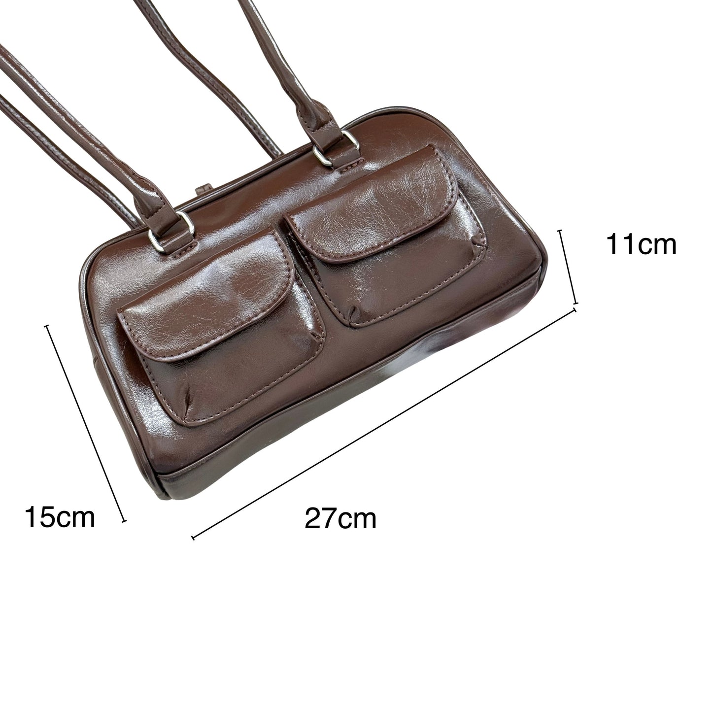 حقيبة كتف جلد