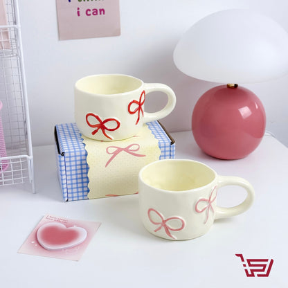 كوب سيراميك فيونكة بسعة كبيرة