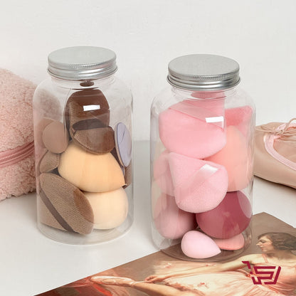 علبة اسفنجات مكياج بأشكال واحجام مختلفة