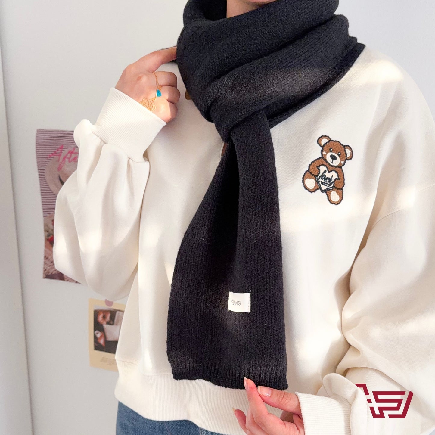 وشاح شتوي سادة