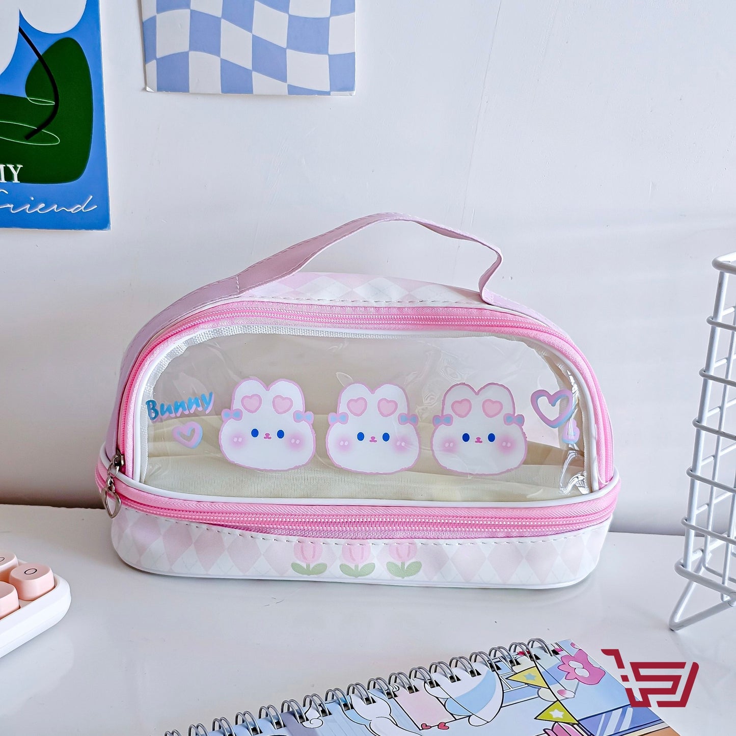 محفظة اقلام الدببة