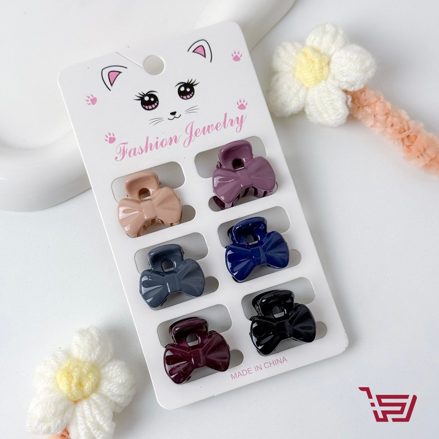 سيت قراصات شعر الفيونكة