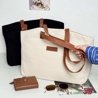 حقيبة لابتوب وايباد كبيرة مبطنة