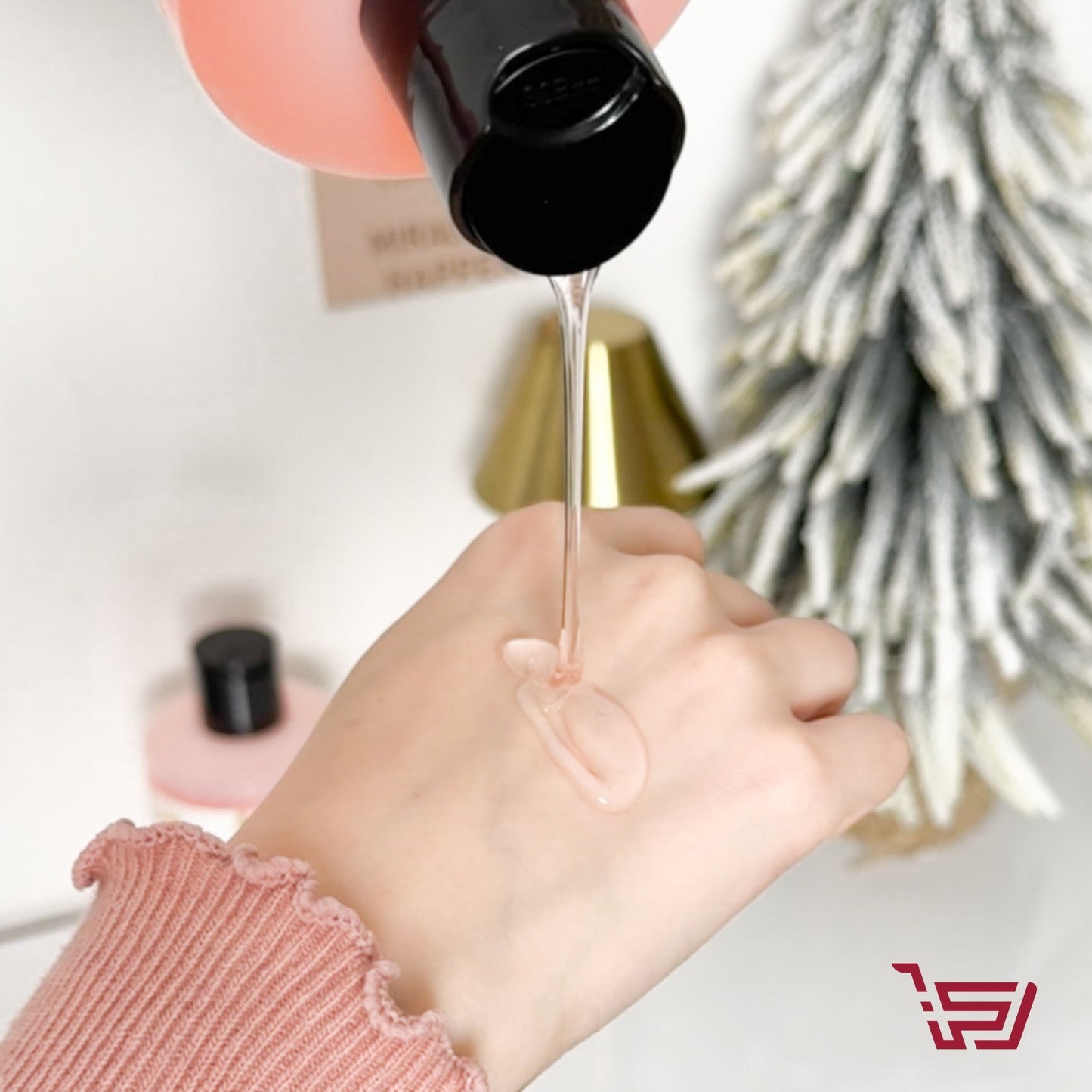 جل استحمام الخوخ