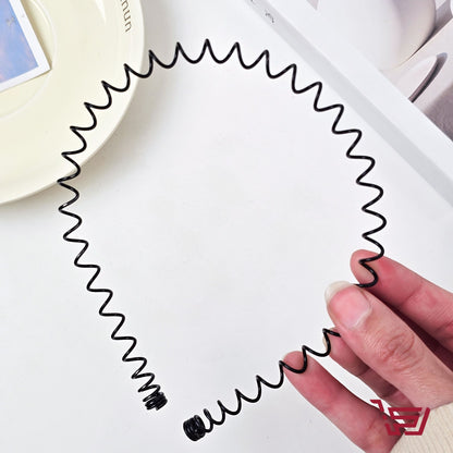 طوق شعر حديد مموج