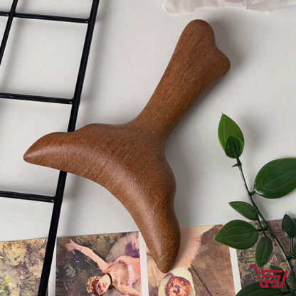 اداة تدليك غواشا للوجه والرقبة خشب طبيعي