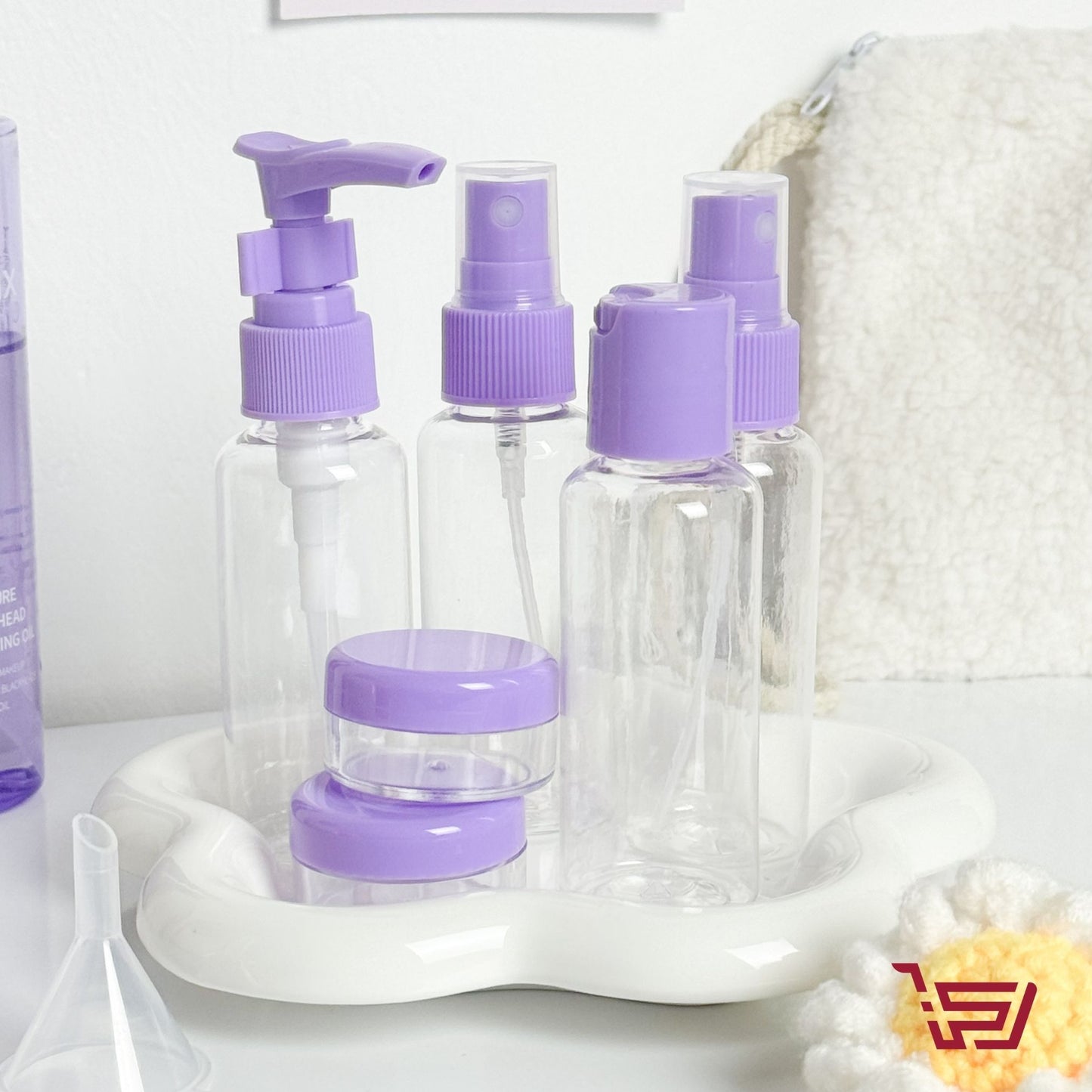 سيت علب صغيرة لأعادة التعبئة