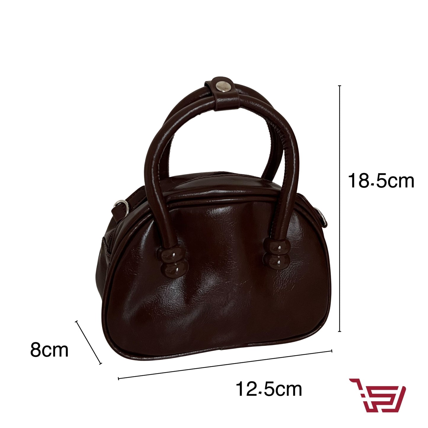 حقيبة يد جلد صغيرة