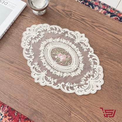 مفرش تطريز فنتج