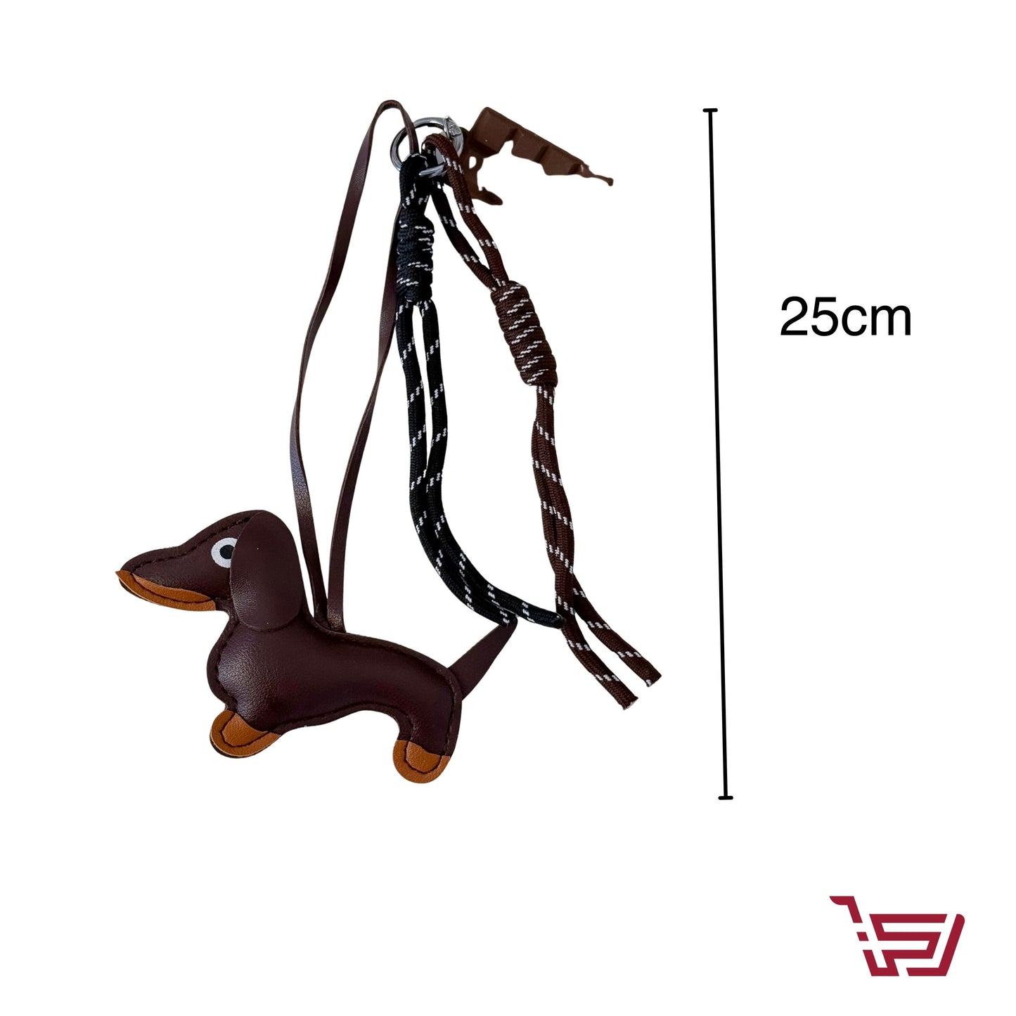 مدالية مفاتيح مع تعليقات عديدة Dachshund Dog