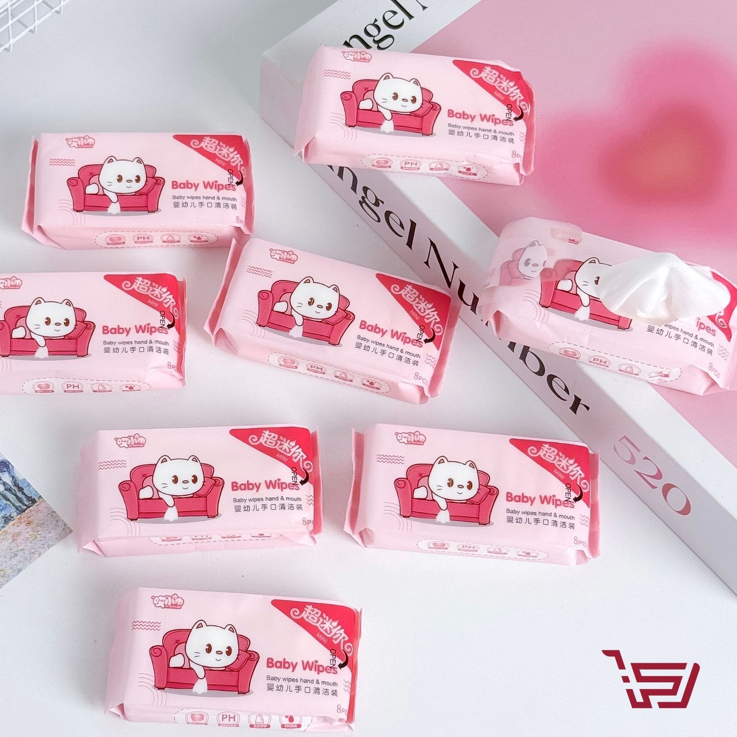 سيت مناديل مبللة