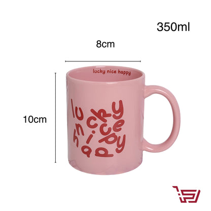كوب سيراميك Lucky nice happy