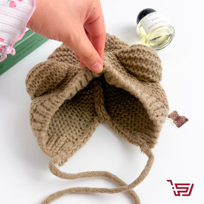 قبعة اطفال الدب