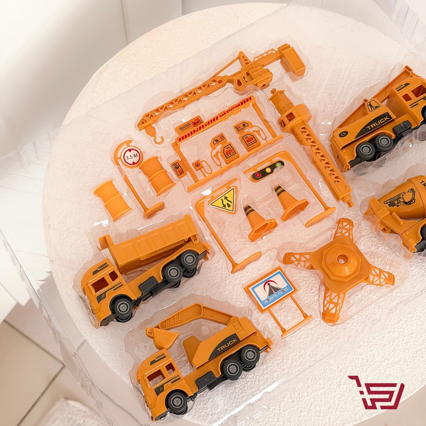 سيت سيارات بناء للاطفال truck super speed