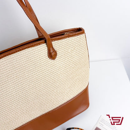 حقيبة كتف قش