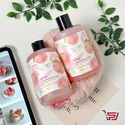 جل استحمام الخوخ