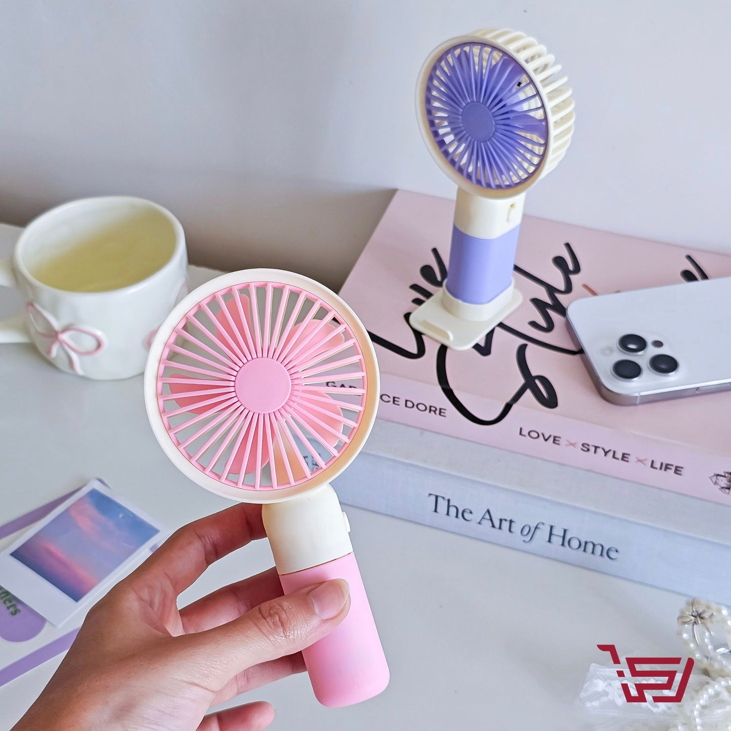 مروحة شحن يدوية صغيرة