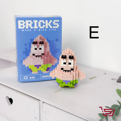 ليغو مكعبات بناء شخصيات كارتونية صغير