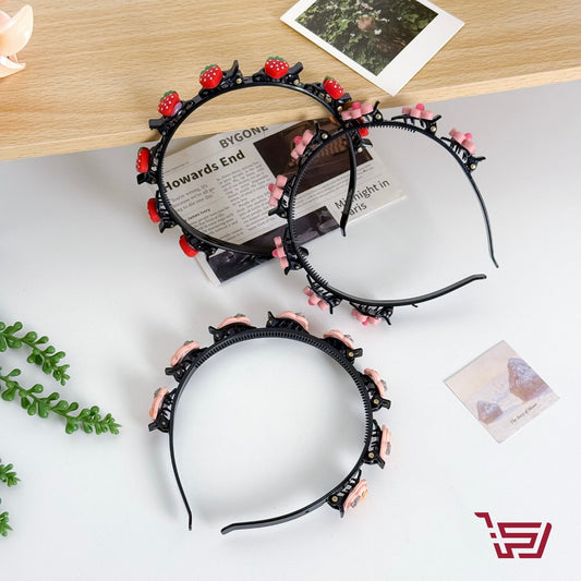 طوق شعرمع قراصات للأطفال