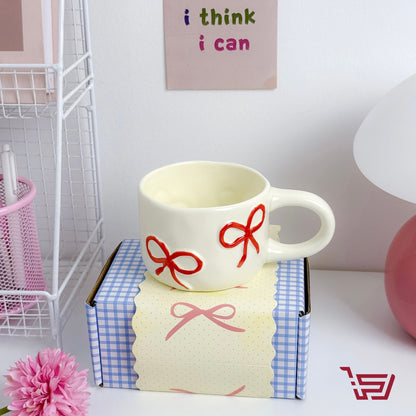 كوب سيراميك فيونكة بسعة كبيرة