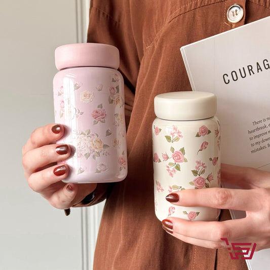 حافظة حرارية بطبعات الزهور