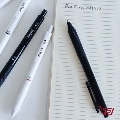 سيت اقلام القطة ابيض واسود