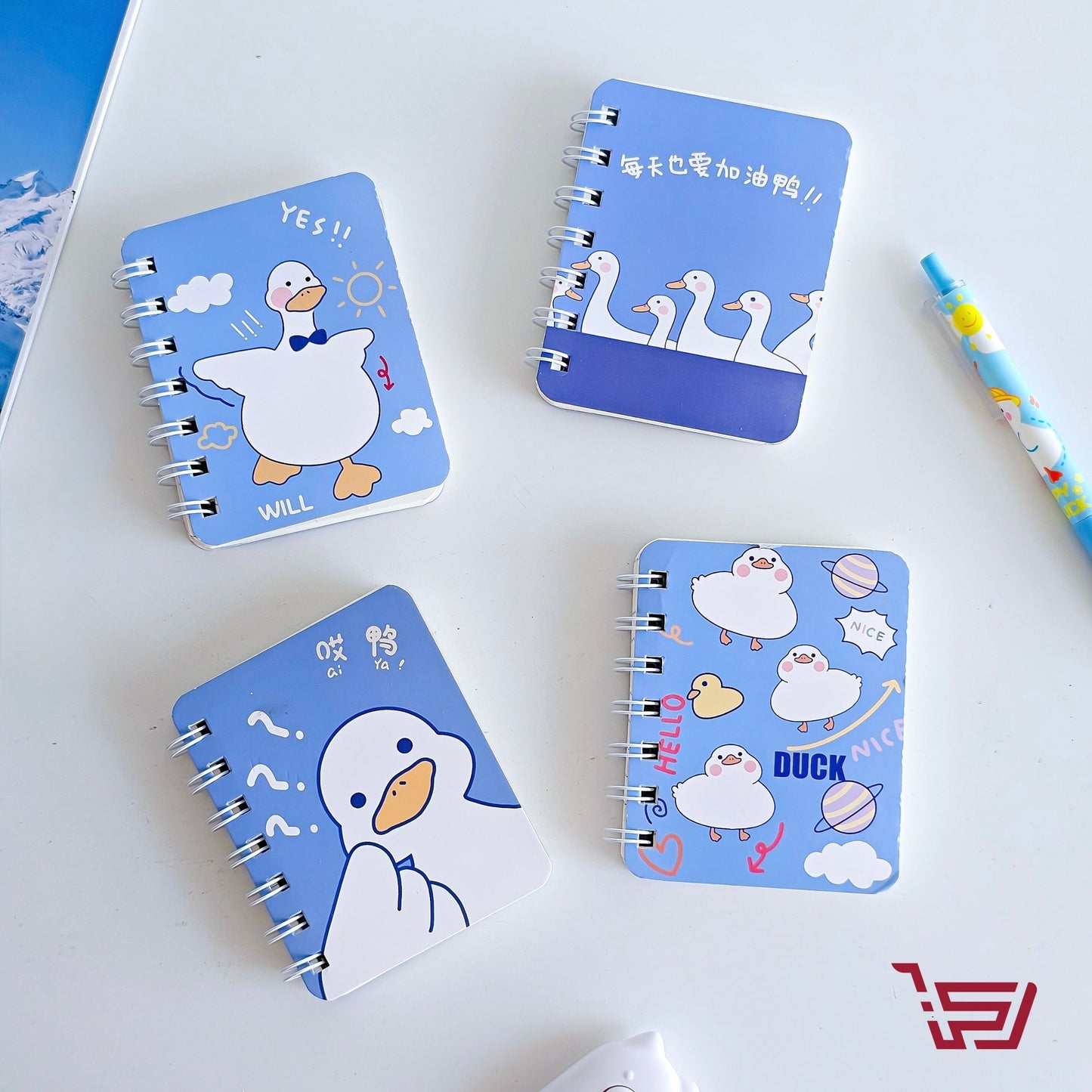 دفتر ملاحظات صغير البطة