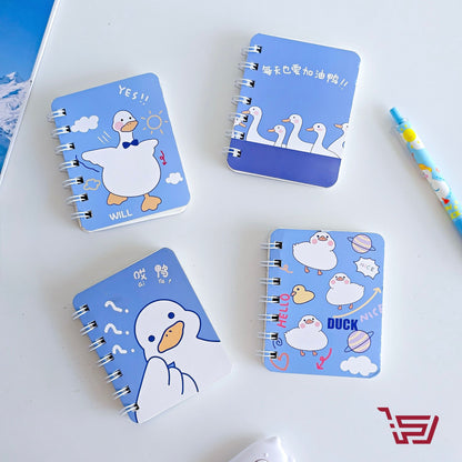 دفتر ملاحظات صغير البطة