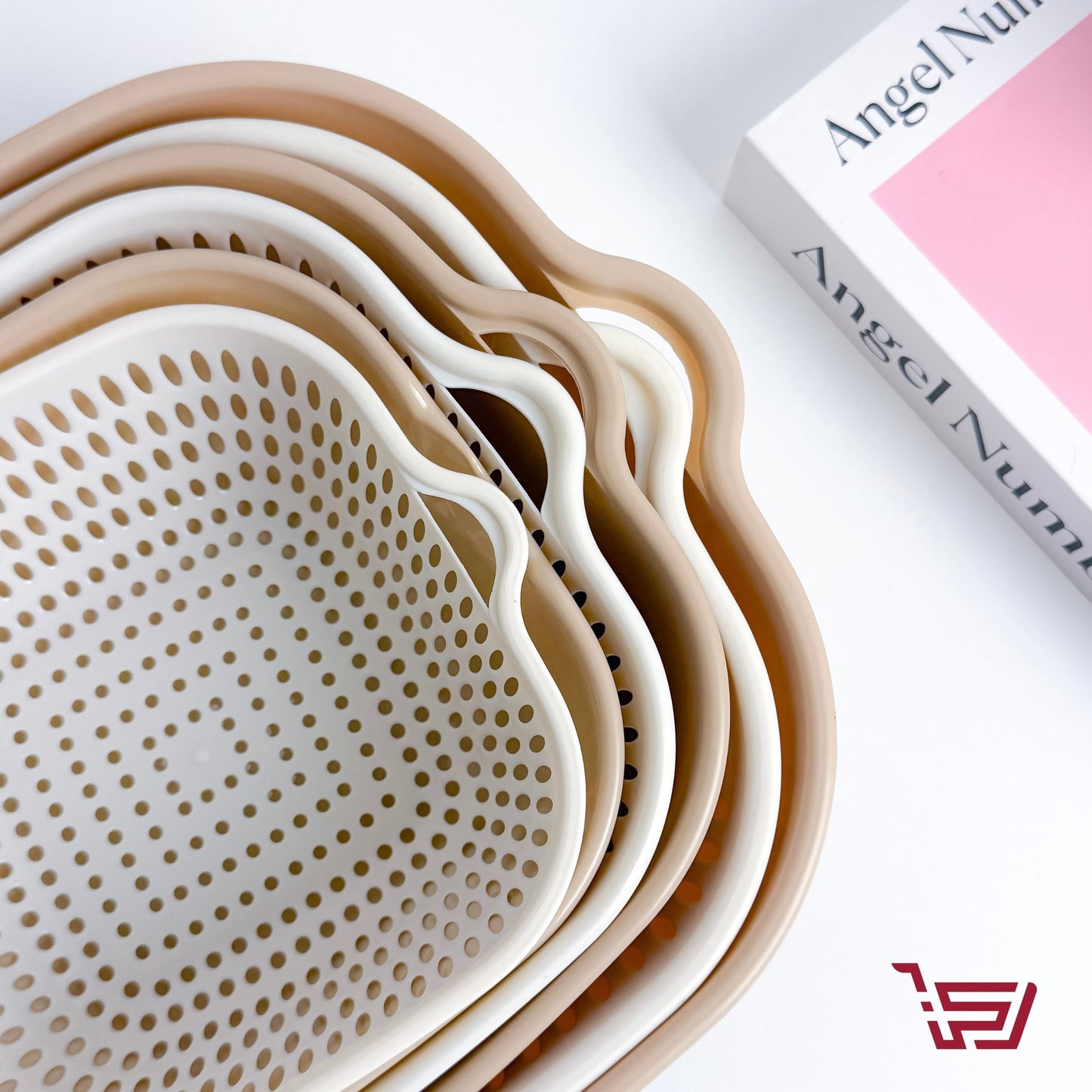 سيت سلال تصفية بلاستك