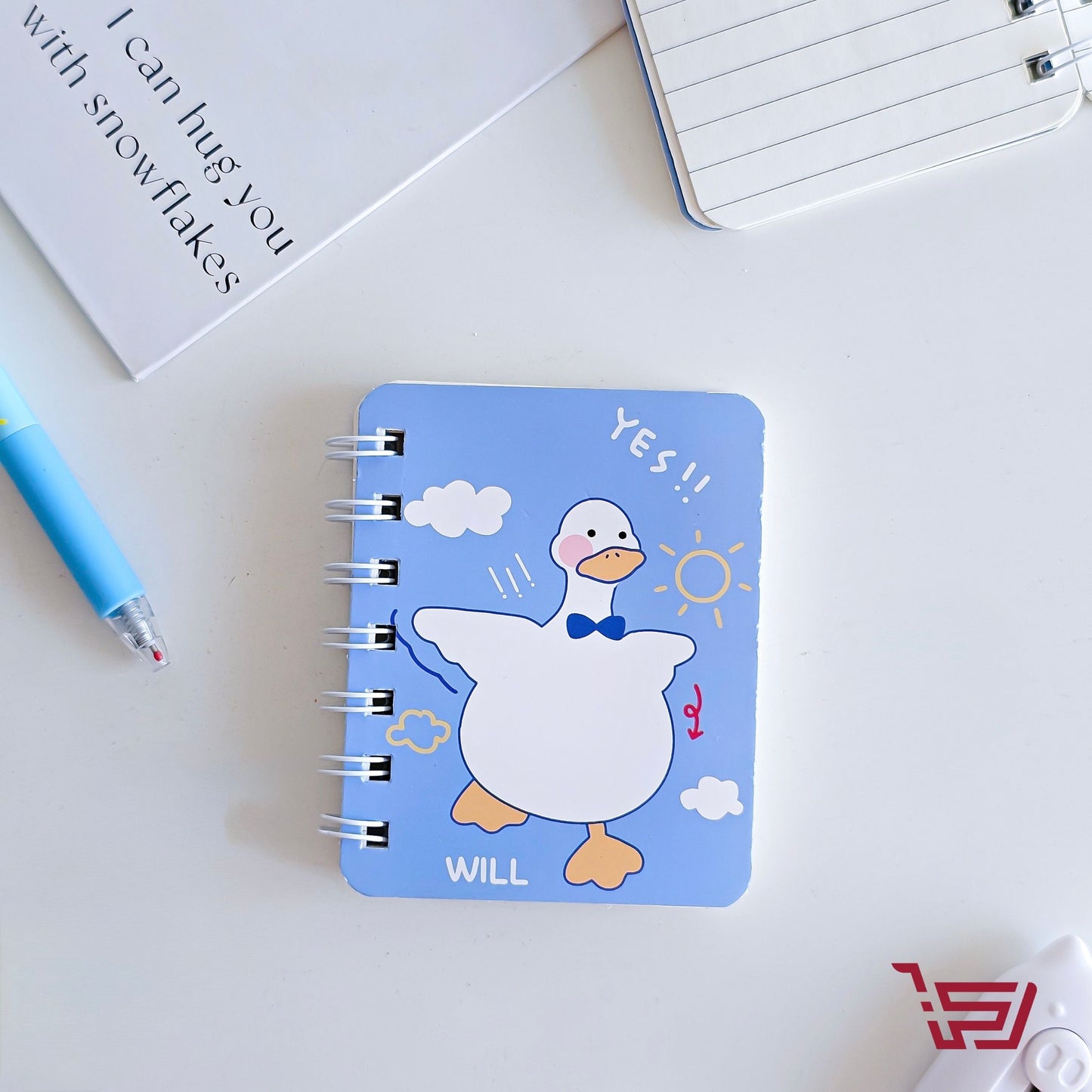 دفتر ملاحظات صغير البطة