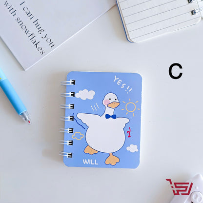 دفتر ملاحظات صغير البطة