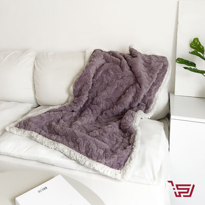 فرشة فرو ناعمة بوجهين للاطفال