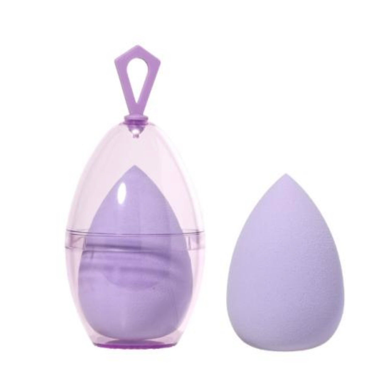 اسفنجة مكياج مع غطاء