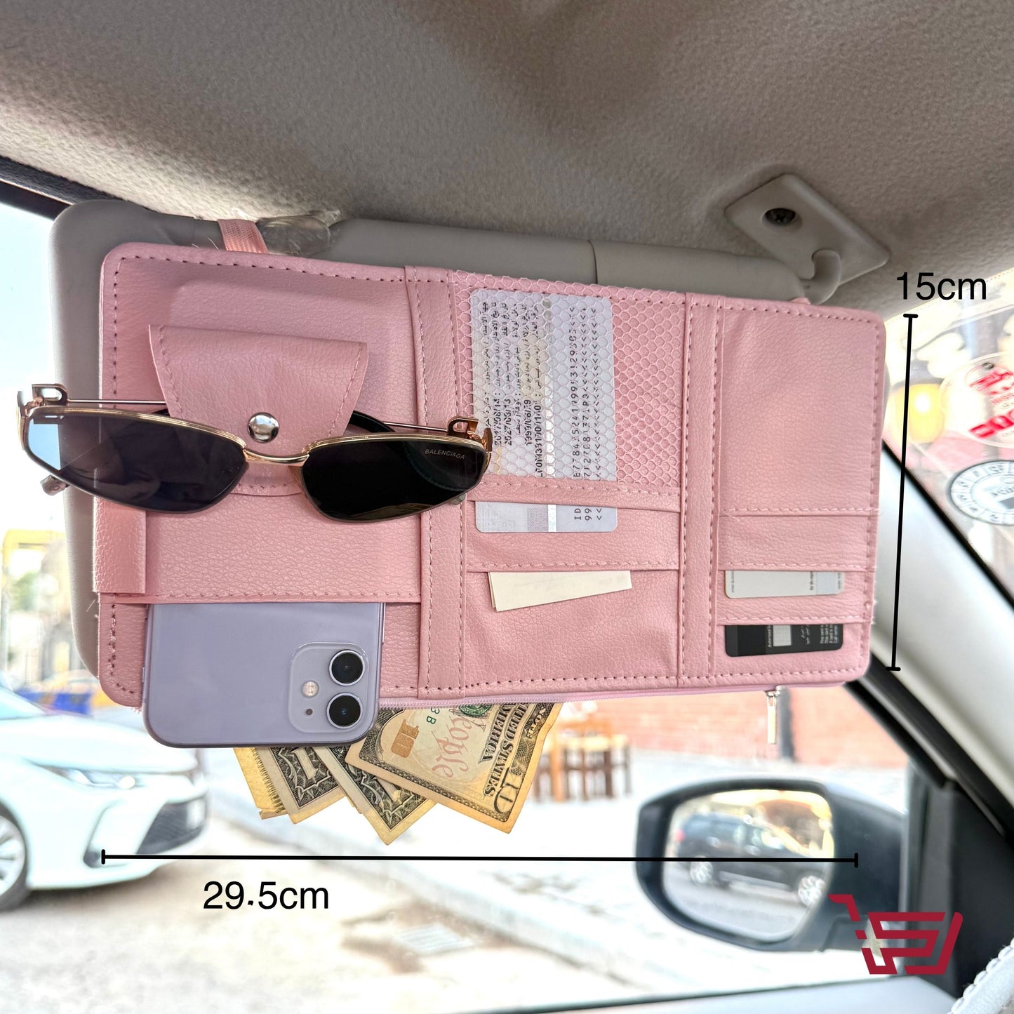 محفظة تخزين للسيارة متعددة التقسيمات