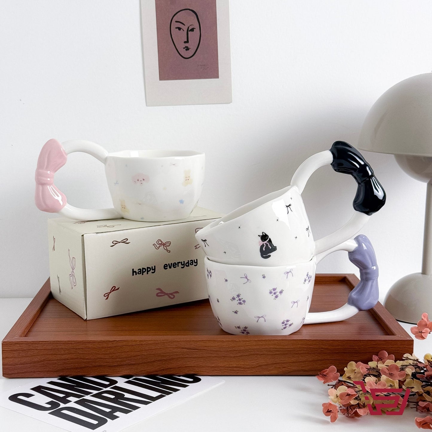 كوب سيراميك الفيونكة كبير