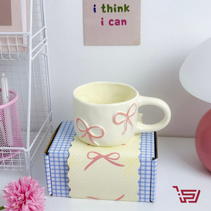 كوب سيراميك فيونكة بسعة كبيرة