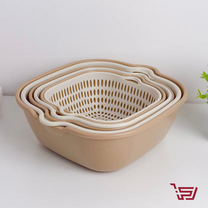 سيت سلال تصفية بلاستك